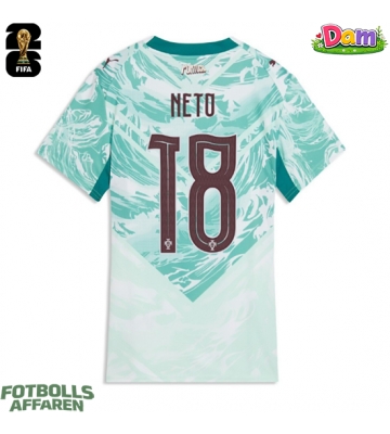 Portugal Pedro Neto #18 Bortatröja Kvinnor VM 2026 Kortärmad